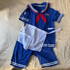 Steve Scoops Ahoy Stranger Things 3 - men’s small sailor costume